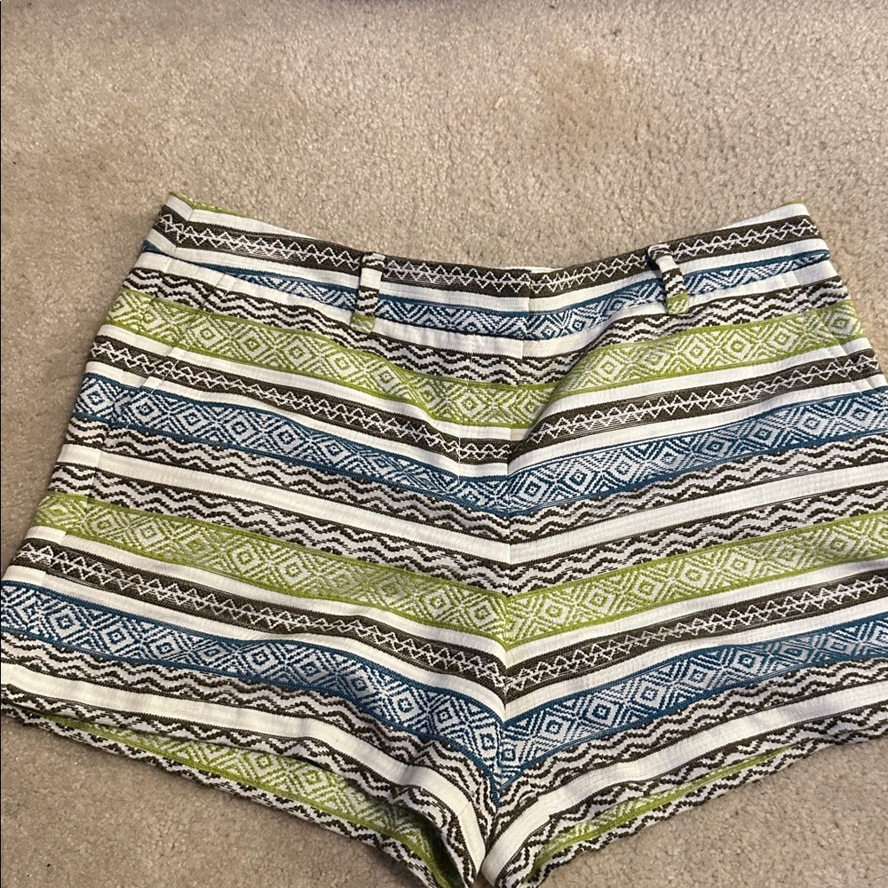 LOFT Multicolor Striped Women Shorts